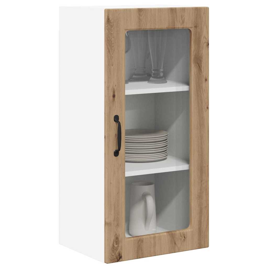Kitchen Wall Cabinet 2 pcs Artisan Oak 40 x 31 x 80 cm