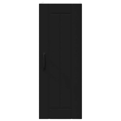 Kitchen Wall Cabinet Black 30 x 31 x 80 cm Engineered Wood