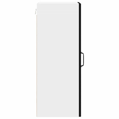 Kitchen Wall Cabinet with Shelf 2 pcs Black 30 x 31 x 80 cm