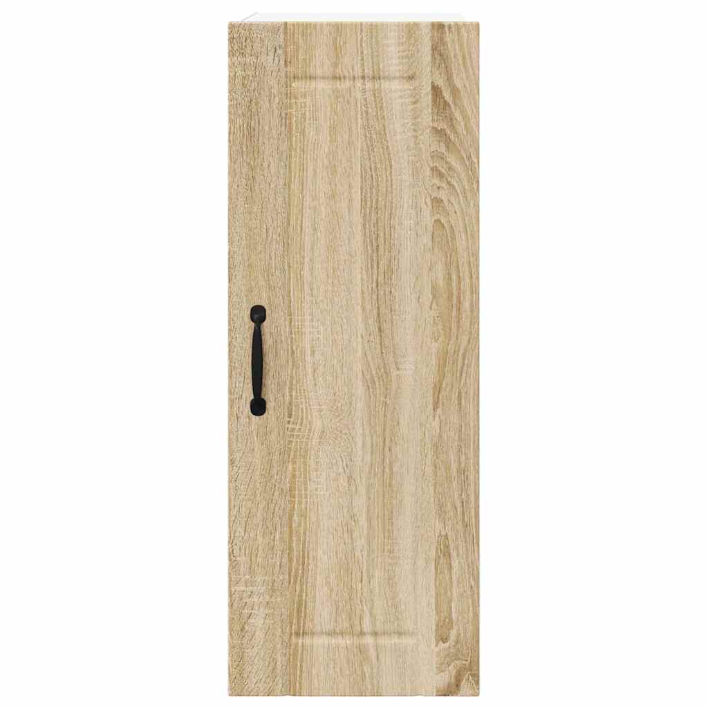 Kitchen Wall Cabinet with Door 2 pcs Sonoma Oak 30 x 31 x 80 cm