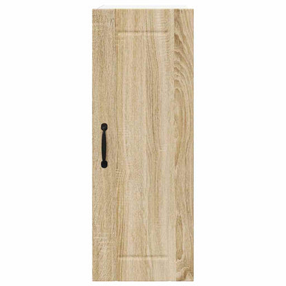 Kitchen Wall Cabinet with Door 2 pcs Sonoma Oak 30 x 31 x 80 cm