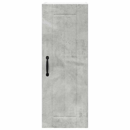 Kitchen Wall Cabinet with Shelf Concrete Grey 30 x 31 x 80 cm