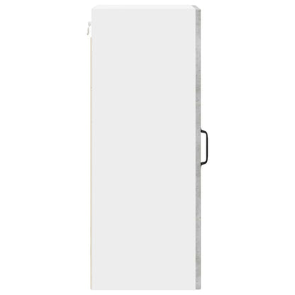 Kitchen Wall Cabinet with Shelf Concrete Grey 30 x 31 x 80 cm
