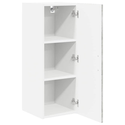 Kitchen Wall Cabinet 2 pcs Concrete Grey 30 x 31 x 80 cm