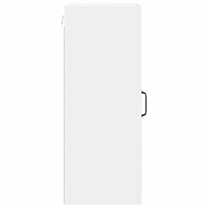 Kitchen Wall Cabinet with Door High Gloss White 30 x 31 x 80 cm