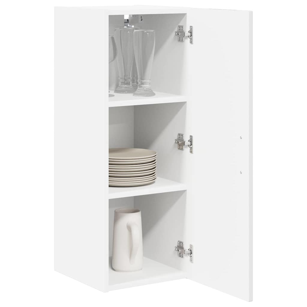 Kitchen Wall Cabinet 2 pcs High Gloss White 30 x 31 x 80 cm