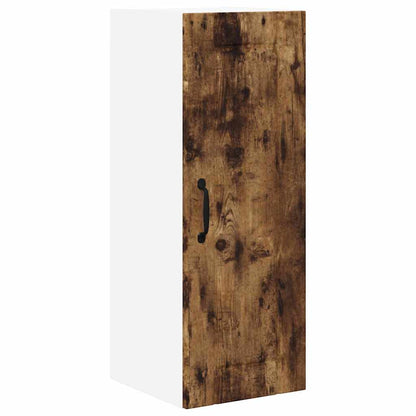Kitchen Wall Cabinet with Door 2 pcs Smoked Oak 30 x 31 x 80 cm