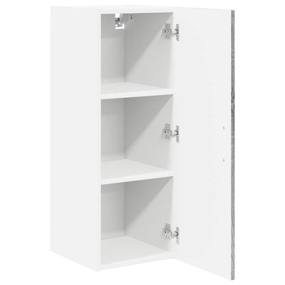 Kitchen Wall Cabinet with Shelf Grey Sonoma 30 x 31 x 80 cm