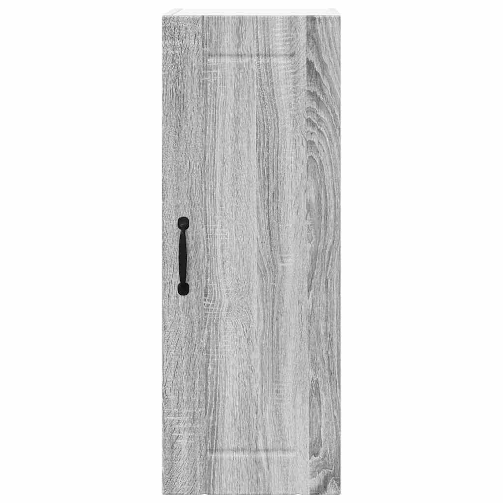 Kitchen Wall Cabinet with Shelf Grey Sonoma 30 x 31 x 80 cm