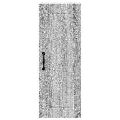 Kitchen Wall Cabinet with Shelf Grey Sonoma 30 x 31 x 80 cm