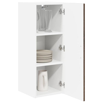 Kitchen Wall Cabinet Brown Oak 30 x 31 x 80 cm Engineered Wood