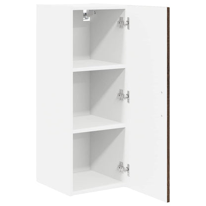 Kitchen Wall Cabinet with Shelf 2 pcs Brown Oak 30 x 31 x 80 cm