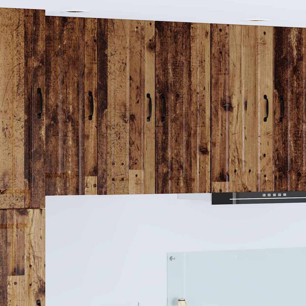 Kitchen Wall Cabinet Old Wood 30 x 31 x 80 cm Engineered Wood