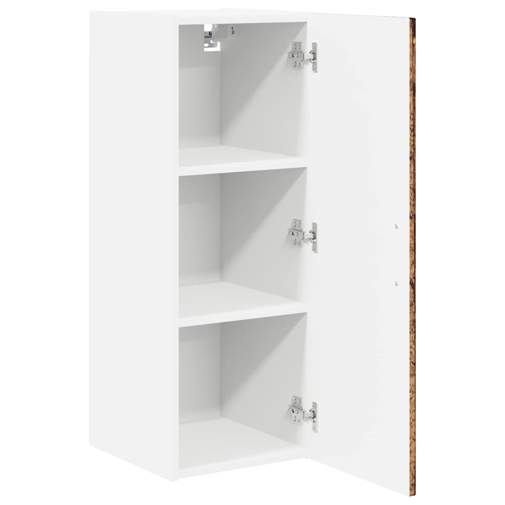 Kitchen Wall Cabinet with Shelf 2 pcs Old Wood 30 x 31 x 80 cm