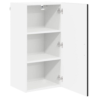 Kitchen Wall Cabinet Black 40 x 31 x 80 cm Engineered Wood