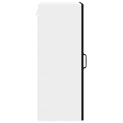Kitchen Wall Cabinet Black 40 x 31 x 80 cm Engineered Wood