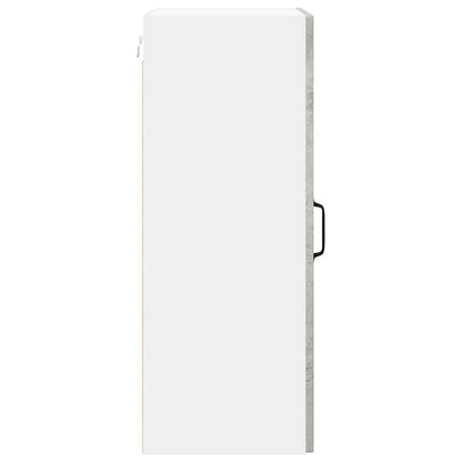 Kitchen Wall Cabinet with Shelf Concrete Grey 40 x 31 x 80 cm