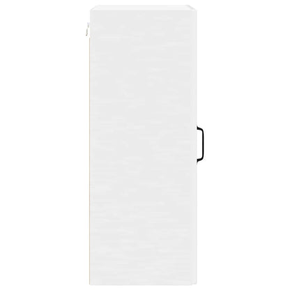 Kitchen Wall Cabinet with Door High Gloss White 40 x 31 x 80 cm