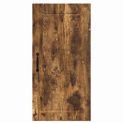 Kitchen Wall Cabinet Smoked Oak 40 x 31 x 80 cm Engineered Wood