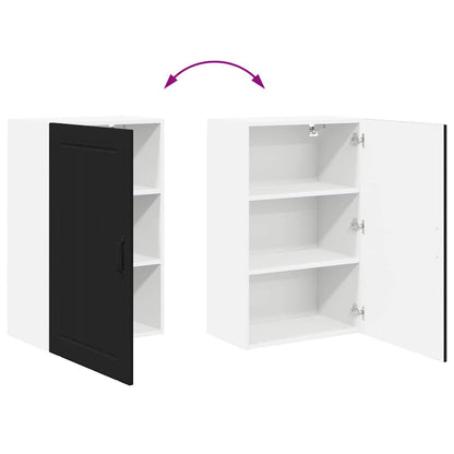 Kitchen Wall Cabinet Black 50 x 31 x 80 cm Engineered Wood