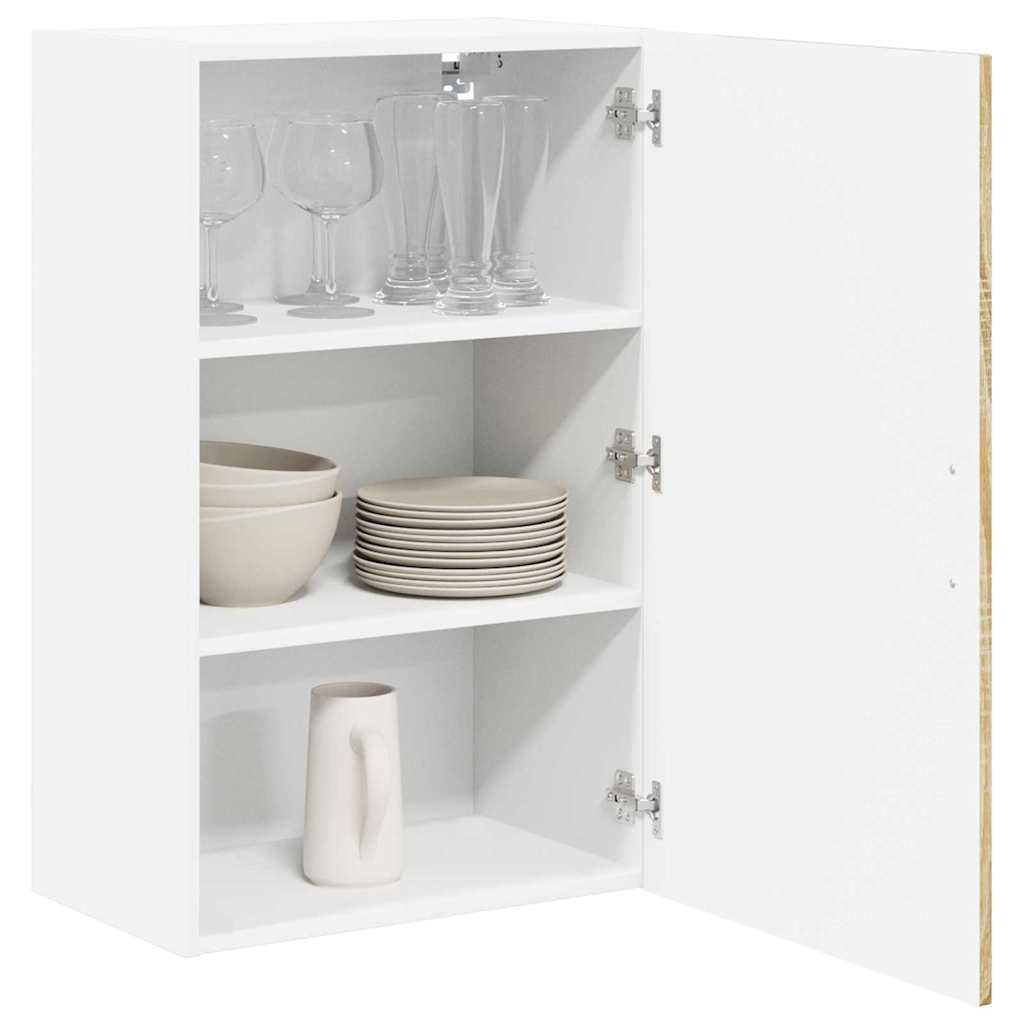 Kitchen Wall Cabinet Sonoma Oak 50 x 31 x 80 cm Engineered Wood