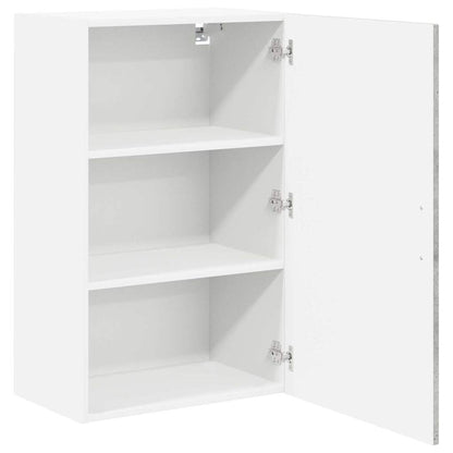 Kitchen Wall Cabinet with Shelf Concrete Grey 50 x 31 x 80 cm
