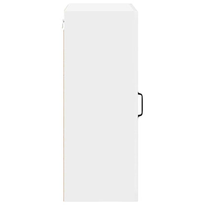Kitchen Wall Cabinet with Door High Gloss White 50 x 31 x 80 cm