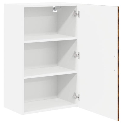 Kitchen Wall Cabinet Smoked Oak 50 x 31 x 80 cm Engineered Wood