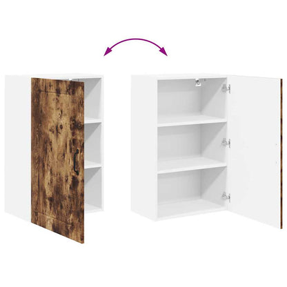 Kitchen Wall Cabinet Smoked Oak 50 x 31 x 80 cm Engineered Wood