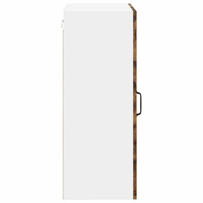 Kitchen Wall Cabinet Smoked Oak 50 x 31 x 80 cm Engineered Wood