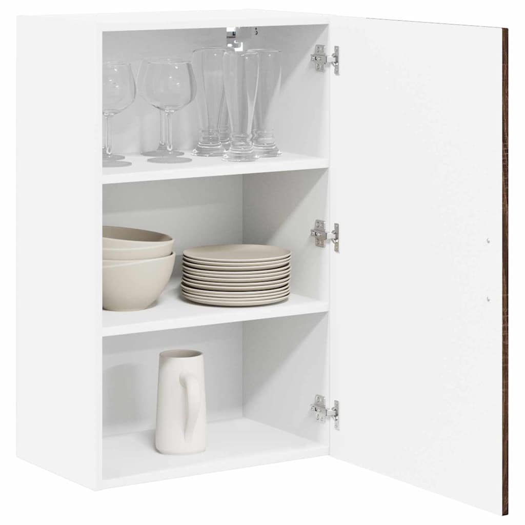 Kitchen Wall Cabinet Brown Oak 50 x 31 x 80 cm Engineered Wood