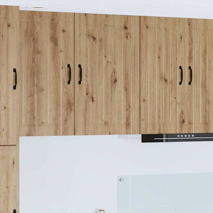 Kitchen Wall Cabinet with Shelf Artisan Oak 50 x 31 x 80 cm