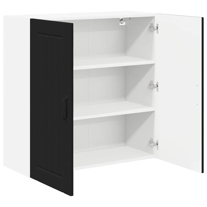 Kitchen Wall Cabinet Black 80 x 31 x 80 cm Engineered Wood