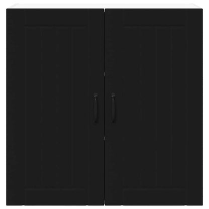 Kitchen Wall Cabinet Black 80 x 31 x 80 cm Engineered Wood