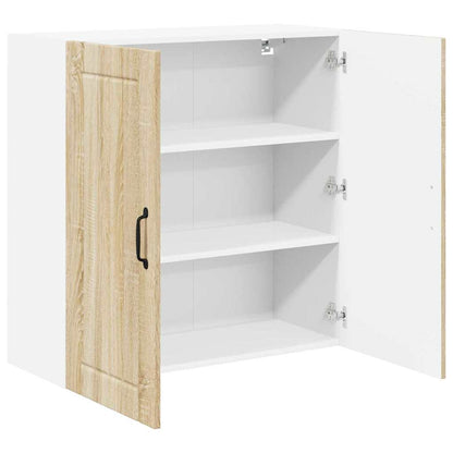 Kitchen Wall Cabinet Sonoma Oak 80 x 31 x 80 cm Engineered Wood