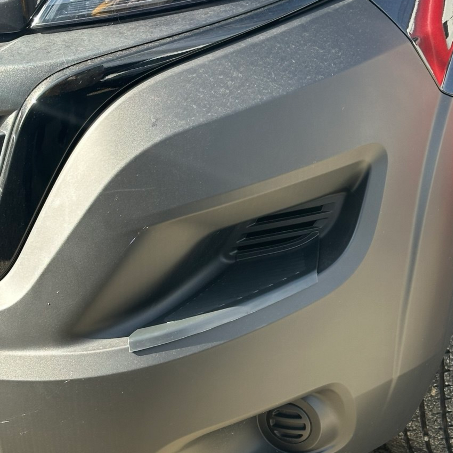 For Citroën Relay Front Bumper Foot Plate Protectors – Black, Set of 2 | Van-X