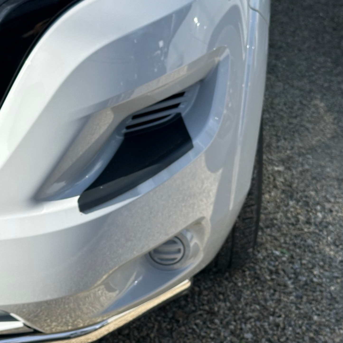 For Peugeot Boxer Front Bumper Foot Plate Protectors – Black, Set of 2 | Van-X