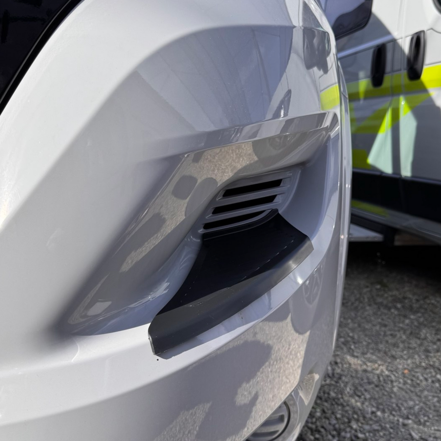 For Fiat Ducato Front Bumper Foot Plate Protectors – Black, Set of 2 | Van-X