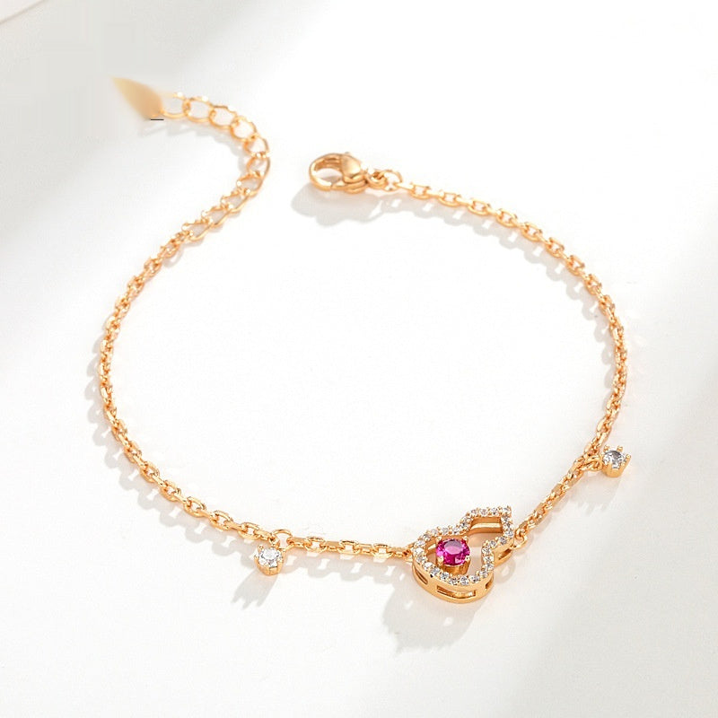 Gold Plated Gourd Bracelet