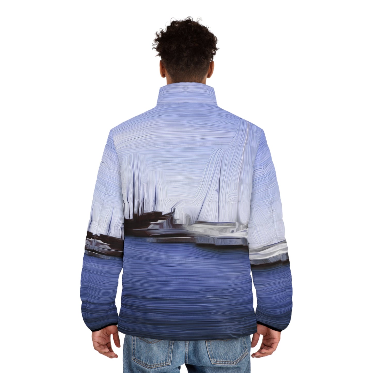 The Sleeping Yachts (at Afternoon) - Mens Puffer Jacket