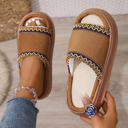 Cozy Plush-Lined Warm Indoor Home Footwear