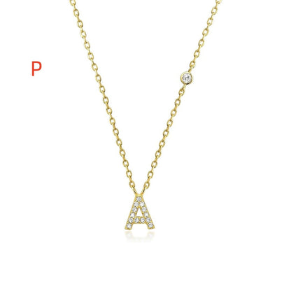 Luxury Gold A-Z 26 Letters Necklace