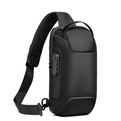 Waterproof USB Crossbody Shoulder Sling Bag