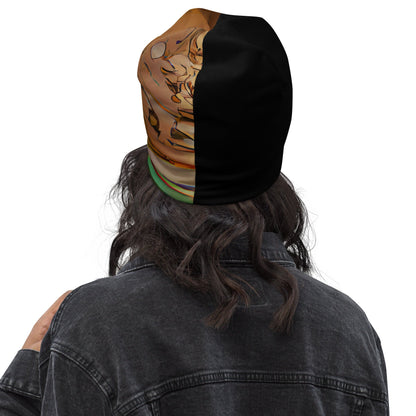 Half Black Half Gāolàng - Beanie