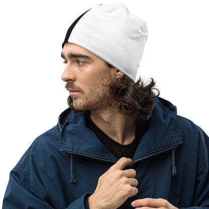 Half Black Half White - Beanie