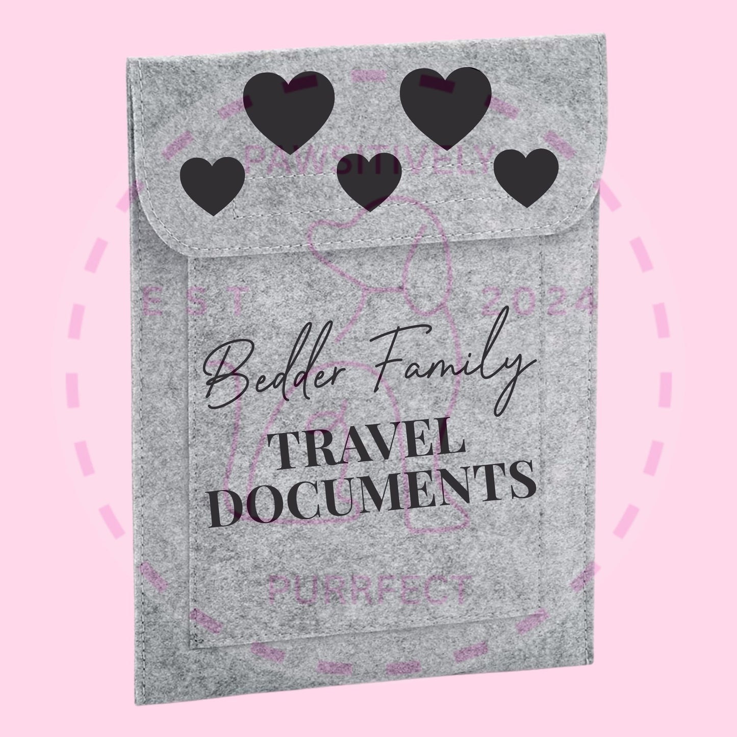 Personalised Travel Document Wallet