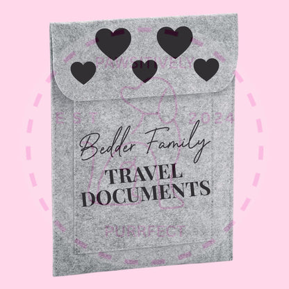Personalised Travel Document Wallet