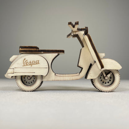 Retro Scooter Bauble - Handmade Ornament