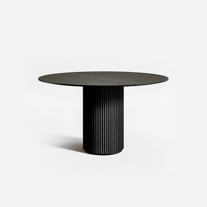 Ivar Round Dining Table, Oak Or Walnut