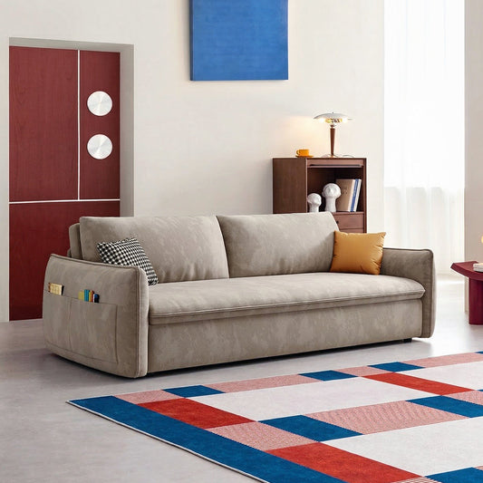 Fernandez Two Seater, Three Seater Sofa Bed With Storage, Suede